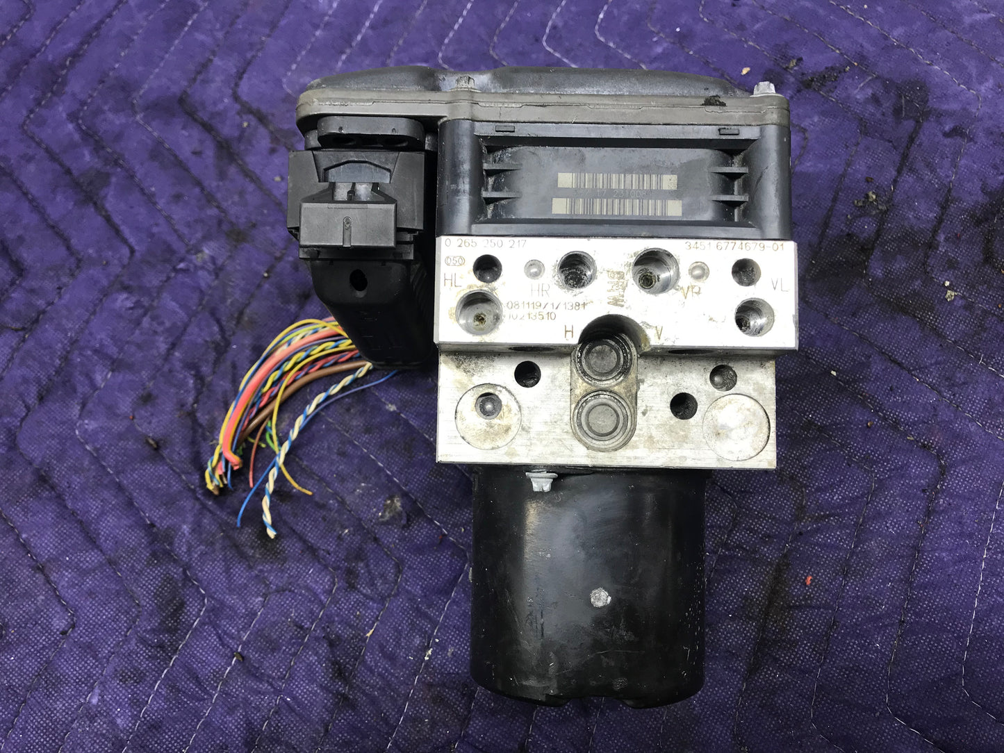 E60 ABS BRAKE PUMP MODULE SKU 255