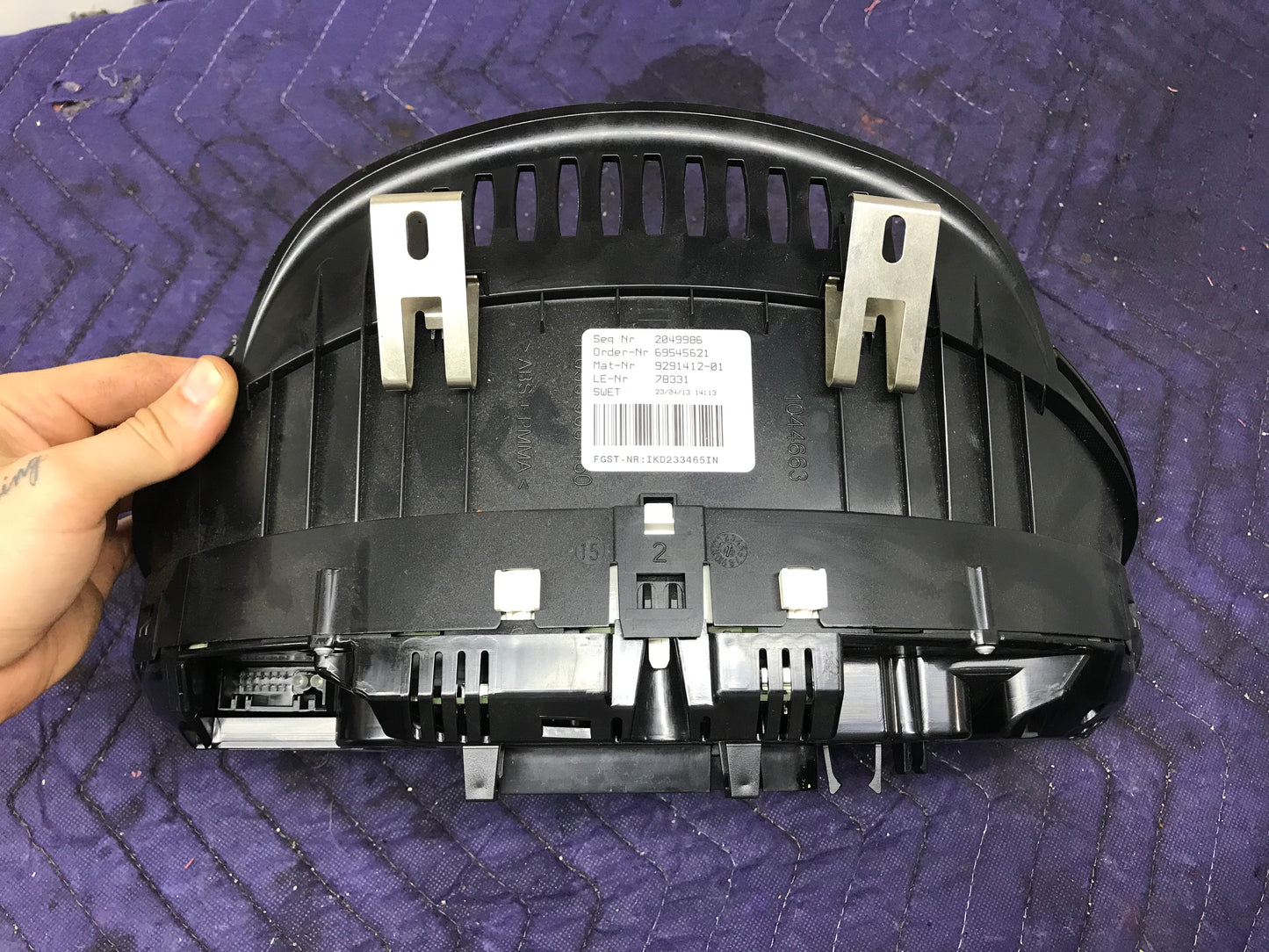 BMW 2013 SERIES 5 OEM INSTRUMENT HEAD SPEEDOMETER GAUGE CLUSTER SKU 412
