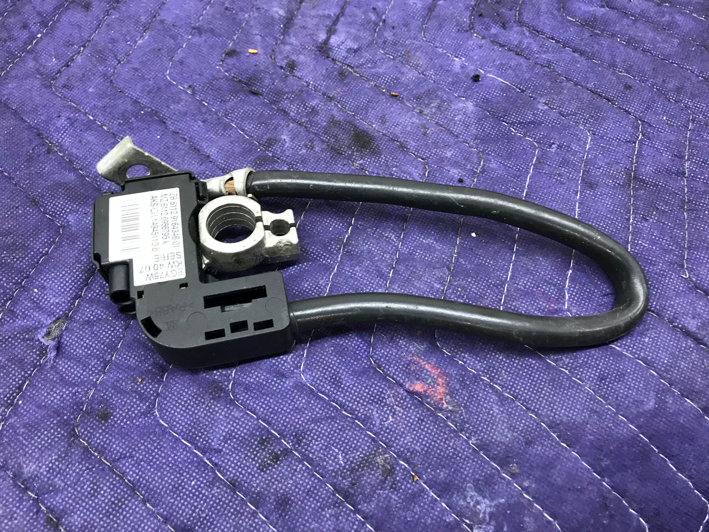 2001-2009 E60 NEGATIVE BATTERY CABLE SKU 231