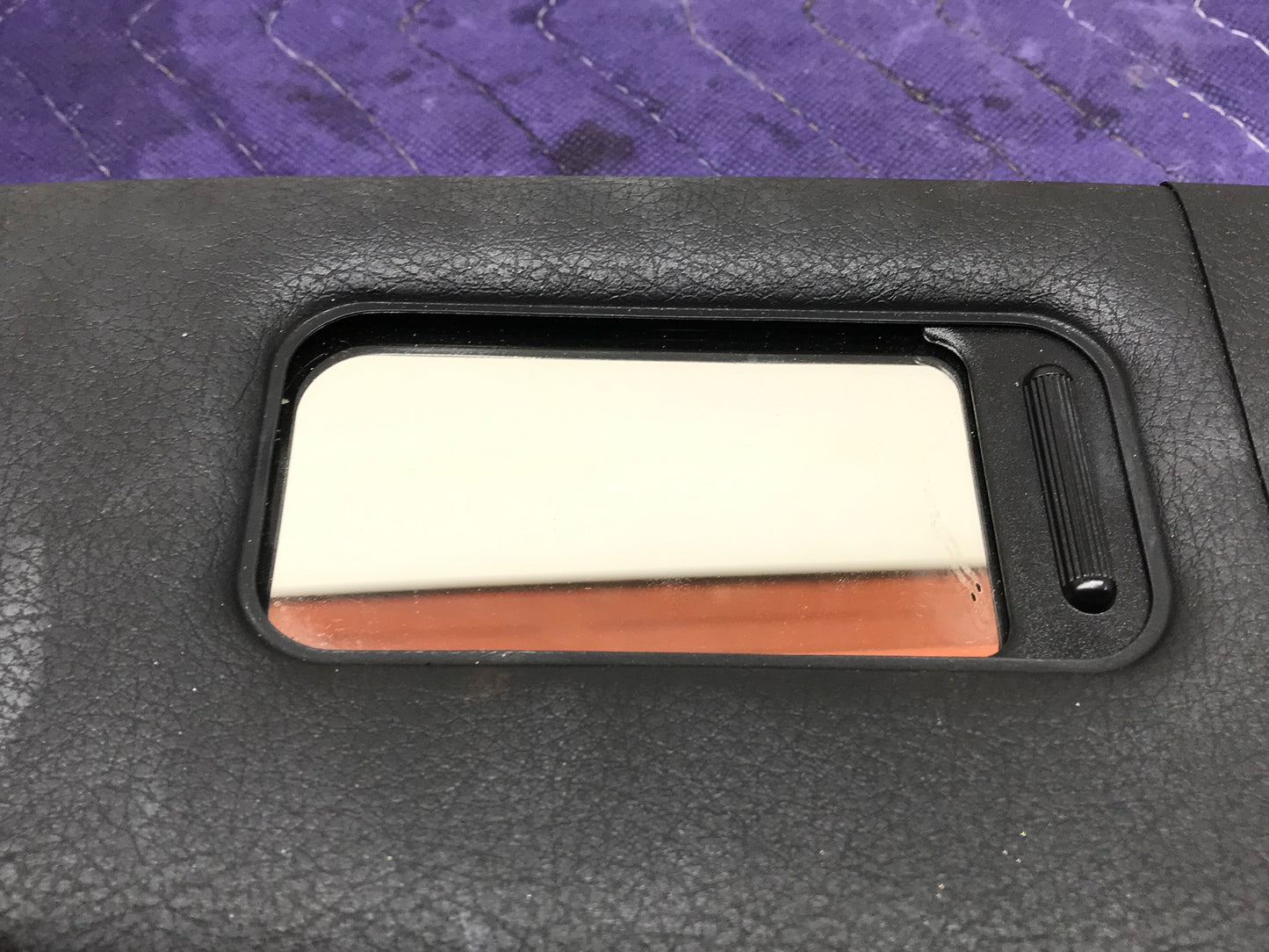 F3X RIGHT PASSENGER SIDE INTERIOR SUN VISOR BLACK SKU 199
