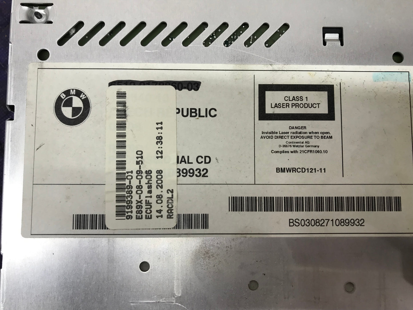 RADIO E9X E90 E91 E92 E93 SKU 321