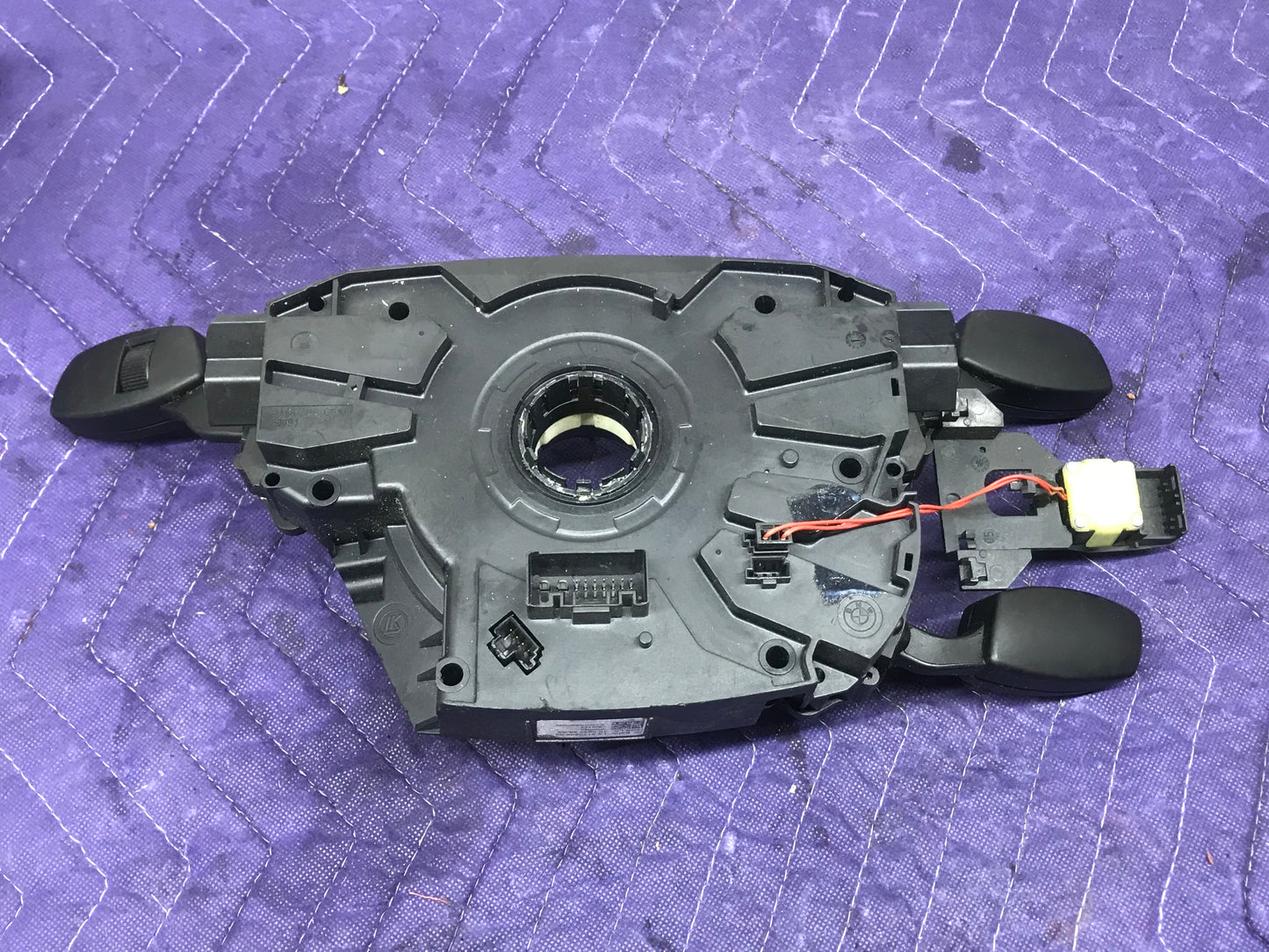 E60 LCI SWITCH MULTIFUNCTION UNIT STEERING COLUMN W/ HEIGHT ADJUSTMENT BUTTON SKU 209