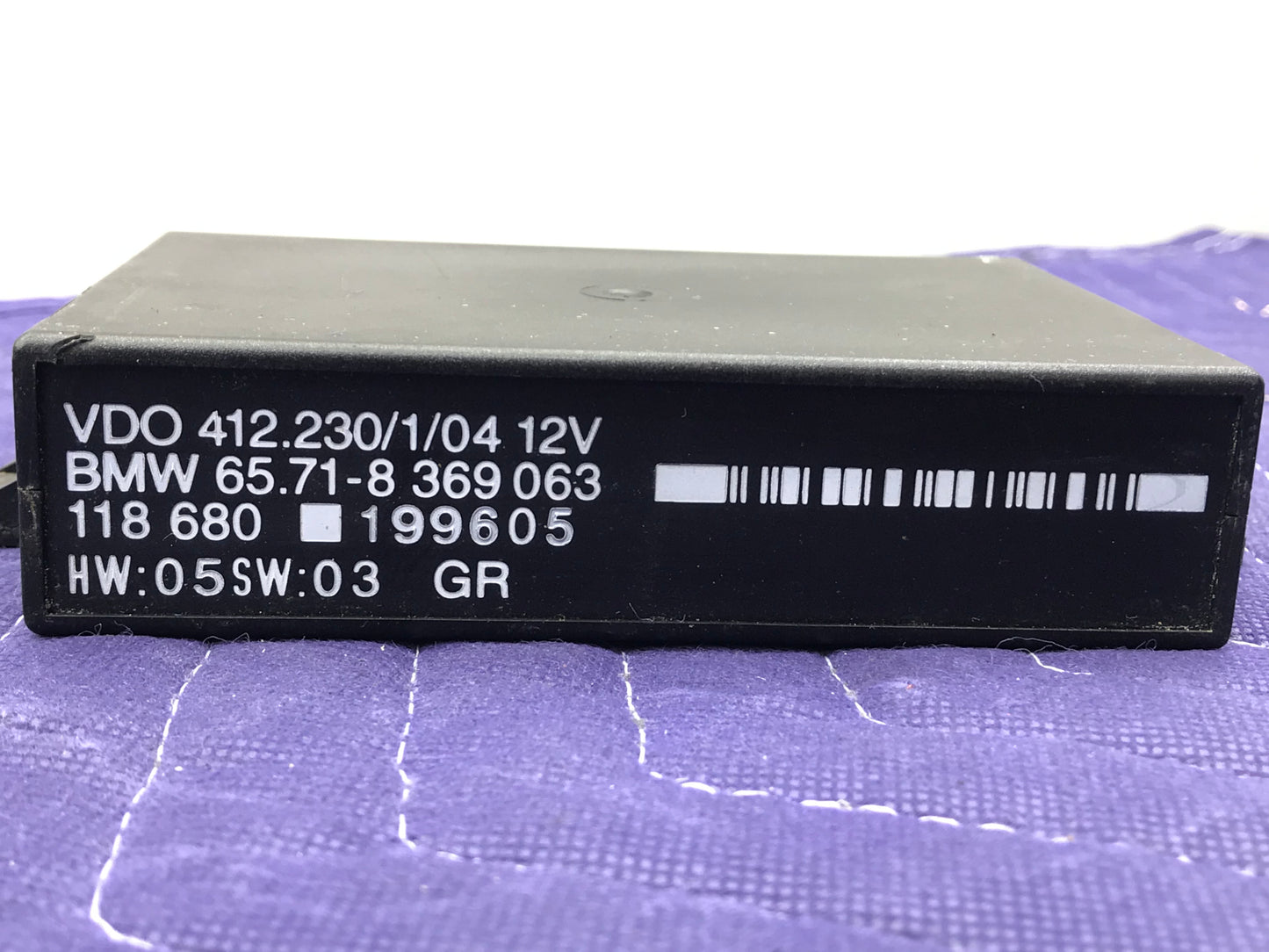 1996-1999 E36 CRUISE CONTROL MODULE OEM SKU 91