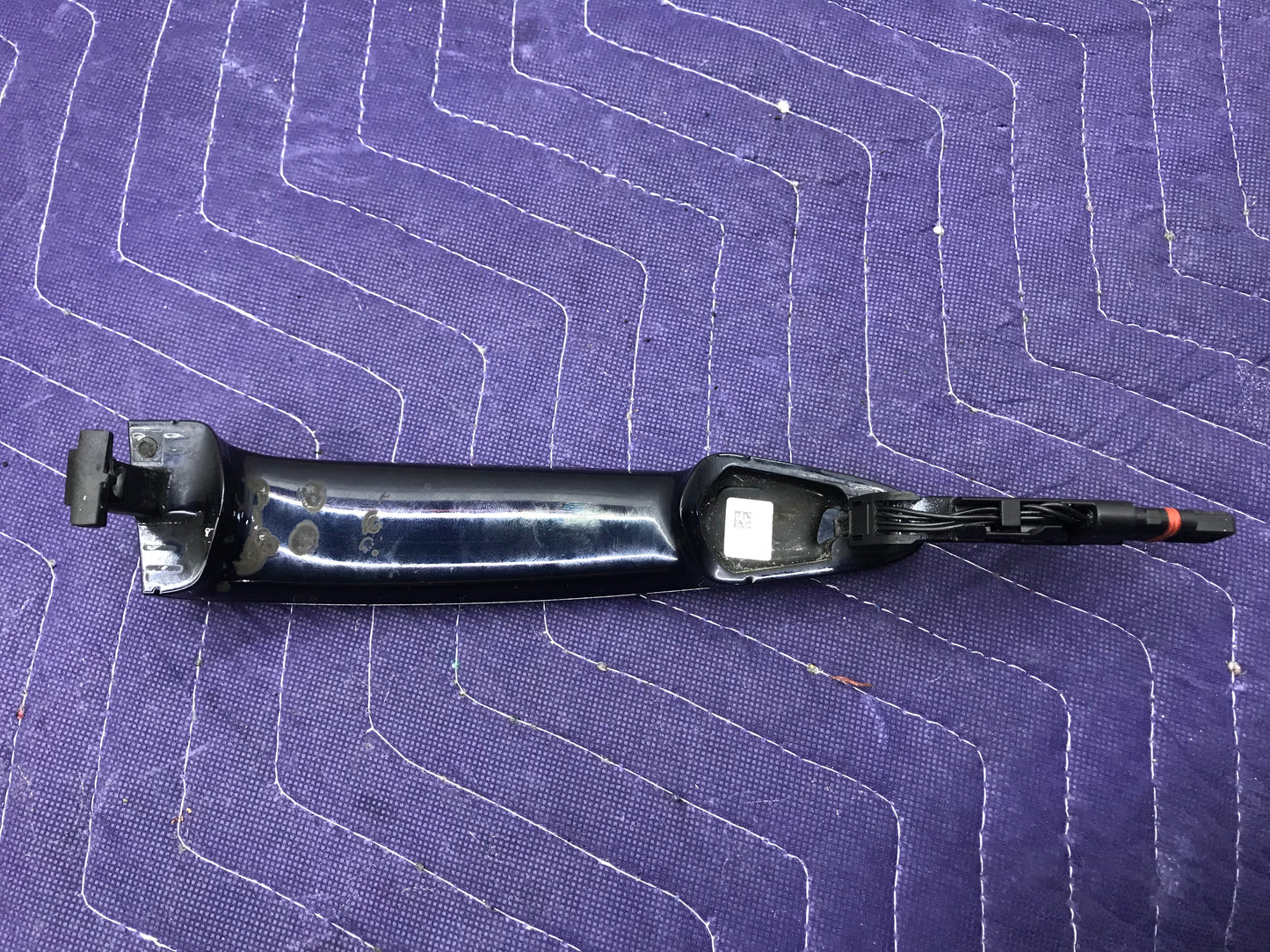2013-2017 F3X COMFORT ACCESS RIGHT SIDE EXTERIOR DOOR HANDLE IMPERIALBLAU OEM PRE LCI SKU 71