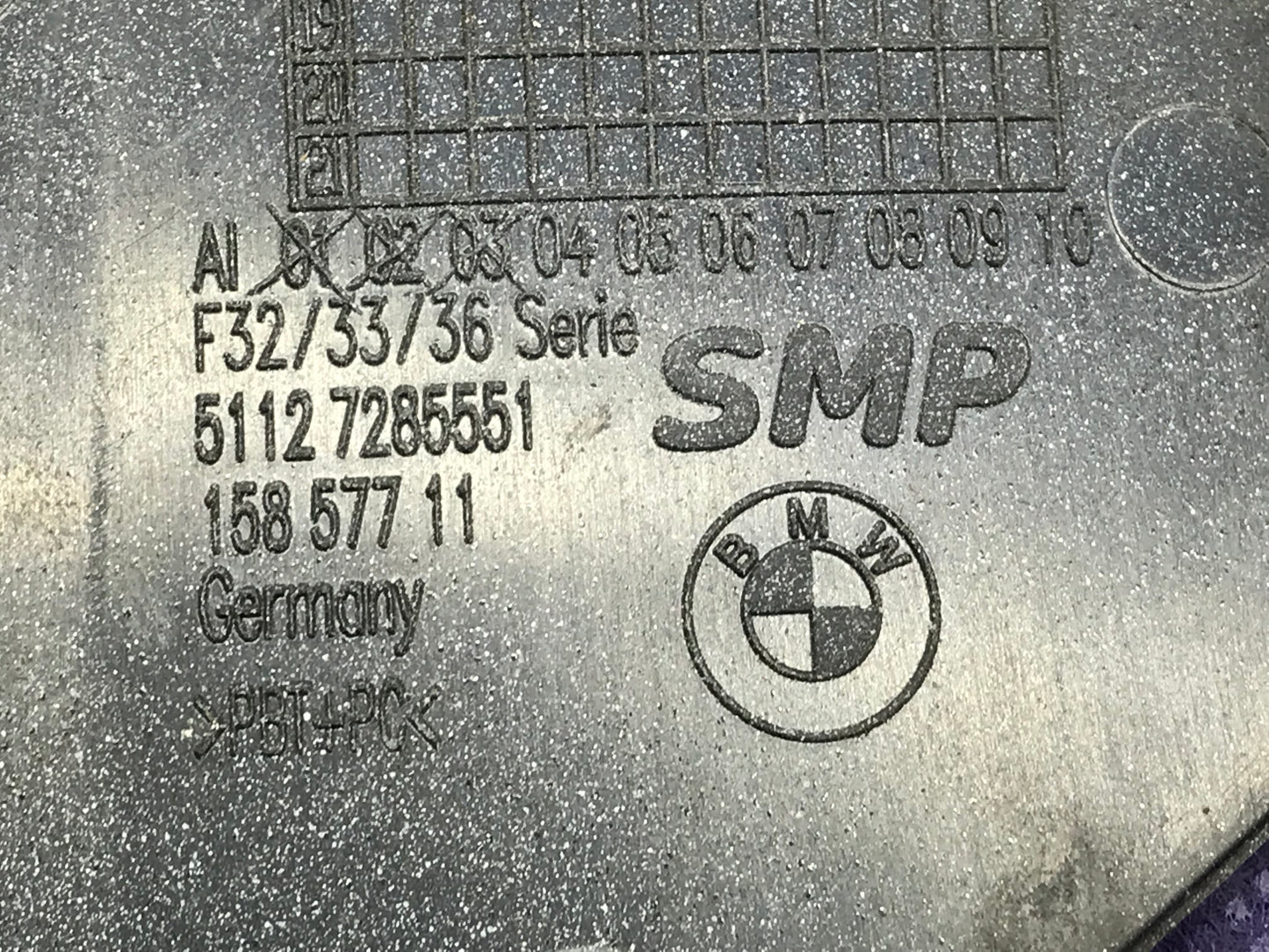 2013-2019 F32-33-36 FLAP TOWING EYE TOW PLASTIC COVER SKU 138