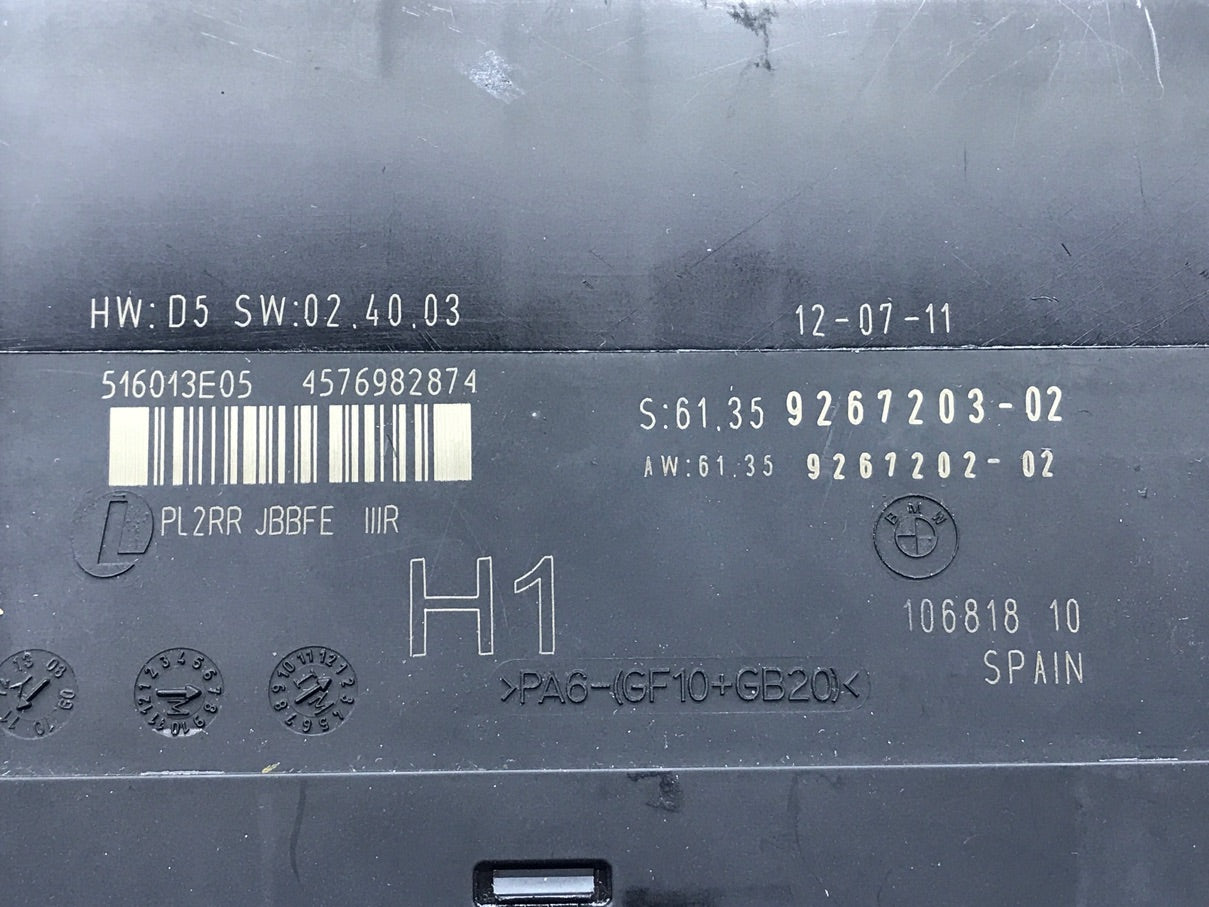 2005-2013 E9X BODY CONTROL MODULE BCM JUNCTION BOX SKU 139