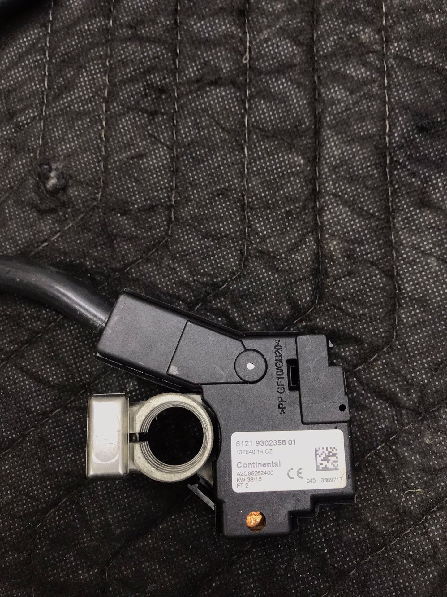 BMW F10 528I 535I 550I 650I 750I BATTERY NEGATIVE CABLE TERMINAL IBS OEM SKU 1496