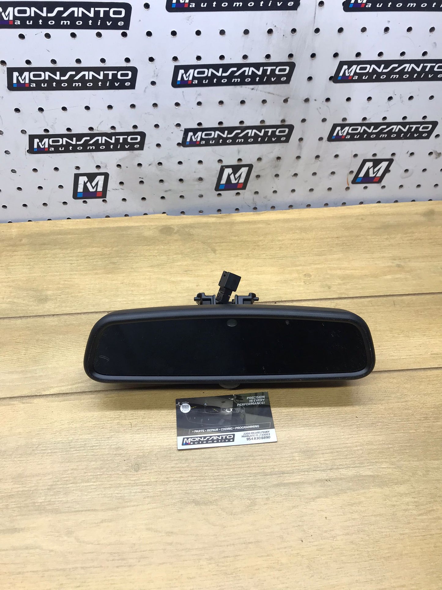 12-16 OEM BMW FRONT INTERIOR REAR VIEW MIRROR AUTOMATIC DIP F22 F30 F33 F32 F36 SKU 1543