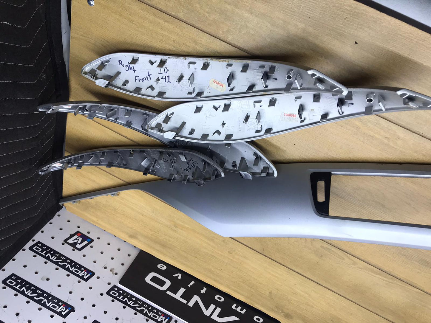 2012-2018 BMW F30 3 SERIES INTERIOR TRIM SET OEM GREY SKU 1549