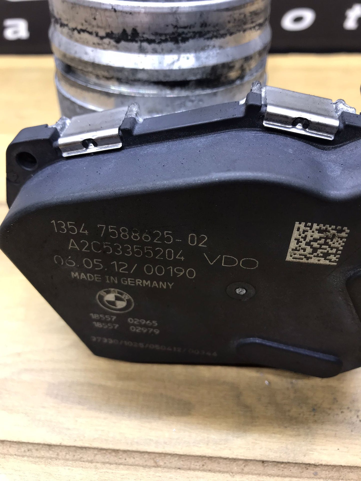 2012-2016 BMW F30 328I THROTTLE BODY OEM SKU 1562
