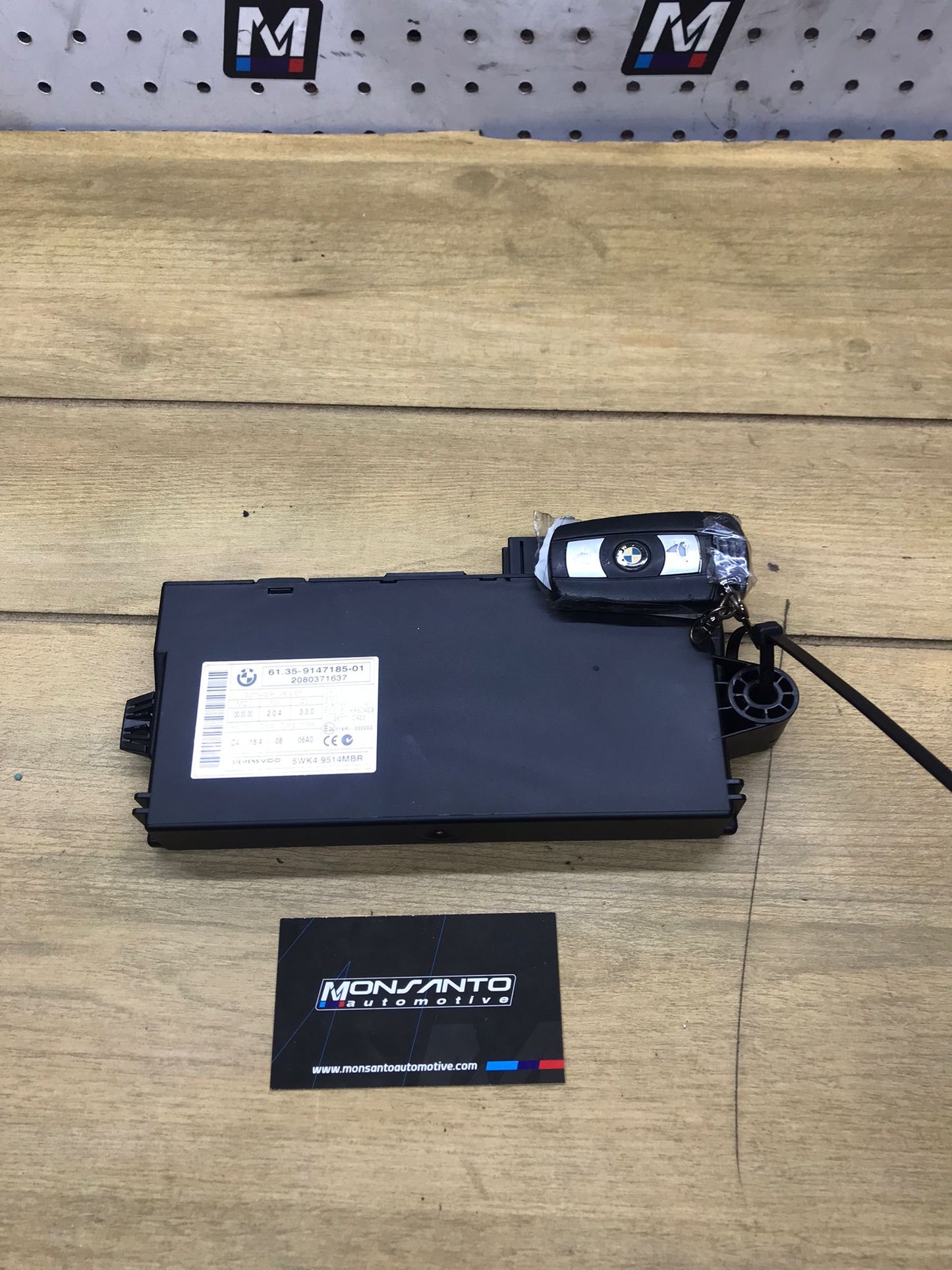 2008 BMW 528I MSV80.0 MSV80 CAS KEY E60 OEM SKU 1590