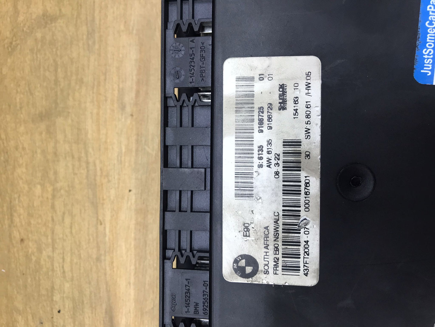 06-10 OEM BMW E90 E92 E93 M3 328 335 AHL FRM II 2 FOOTWELL LIGHT CONTROL MODULE SKU 1591