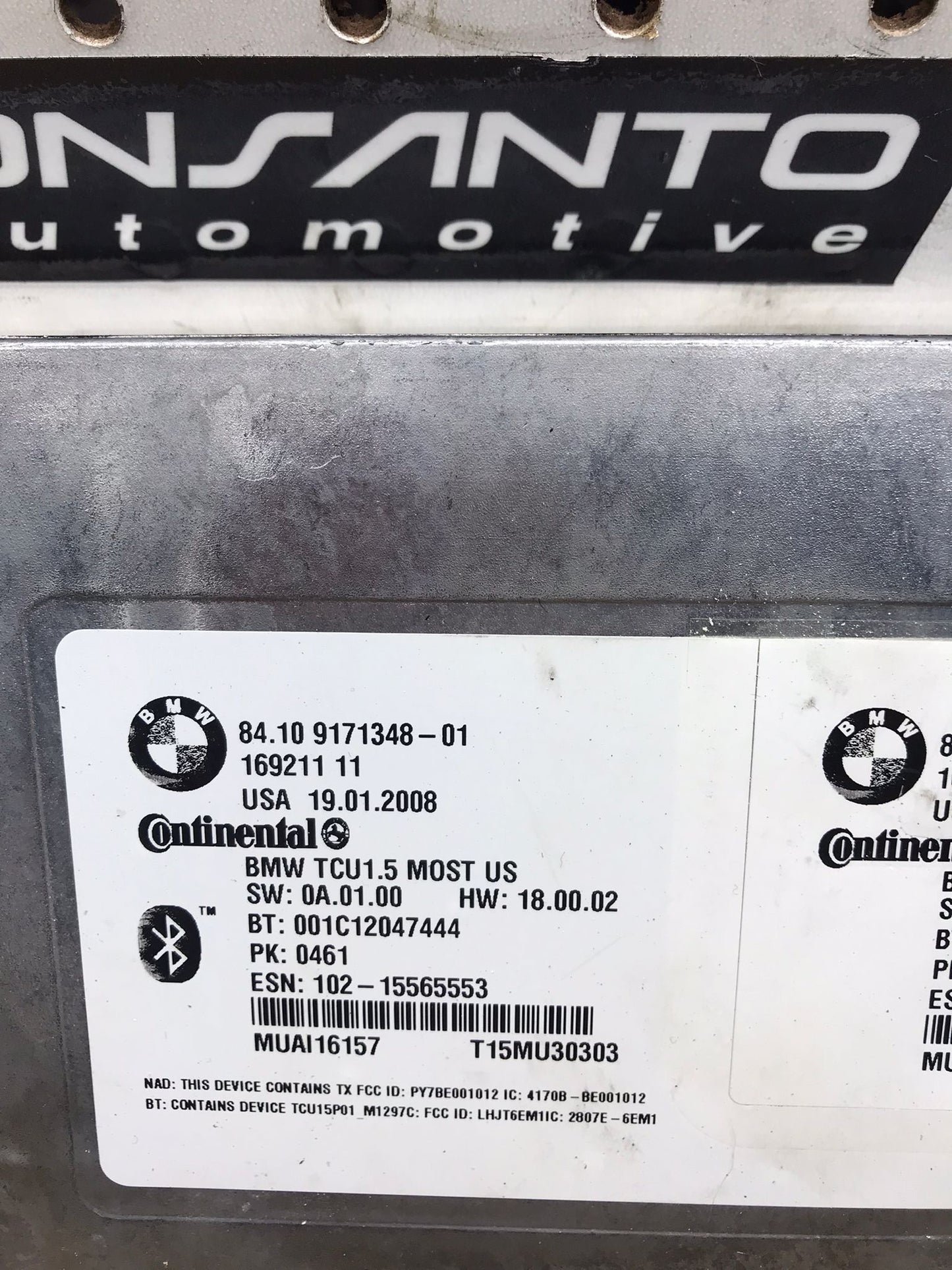 BMW E60 E61 E63 E64 E65 E66 E82 E90 TELEMATICS CONTROL MODULE OEM SKU 1640