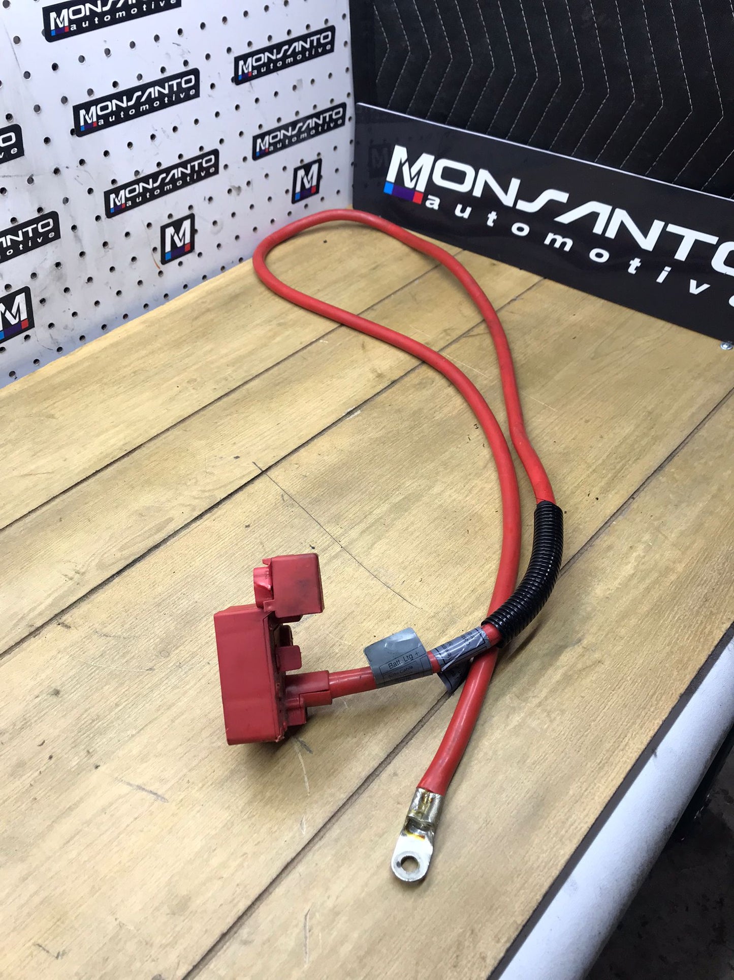 04-10 BMW 550I E60 E61 5 SERIES POSITIVE BATTERY CABLE PLUS POLE OEM SKU 1655