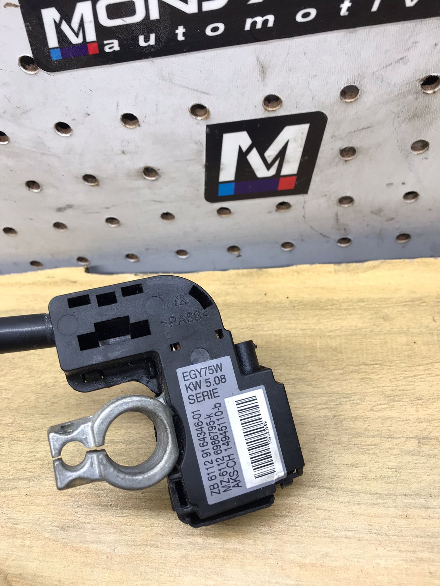 BMW E60 E61 E70 E93 MINI COOPER R55 R56 R60 NEGATIVE BATTERY CABLE IBS SKU 1663