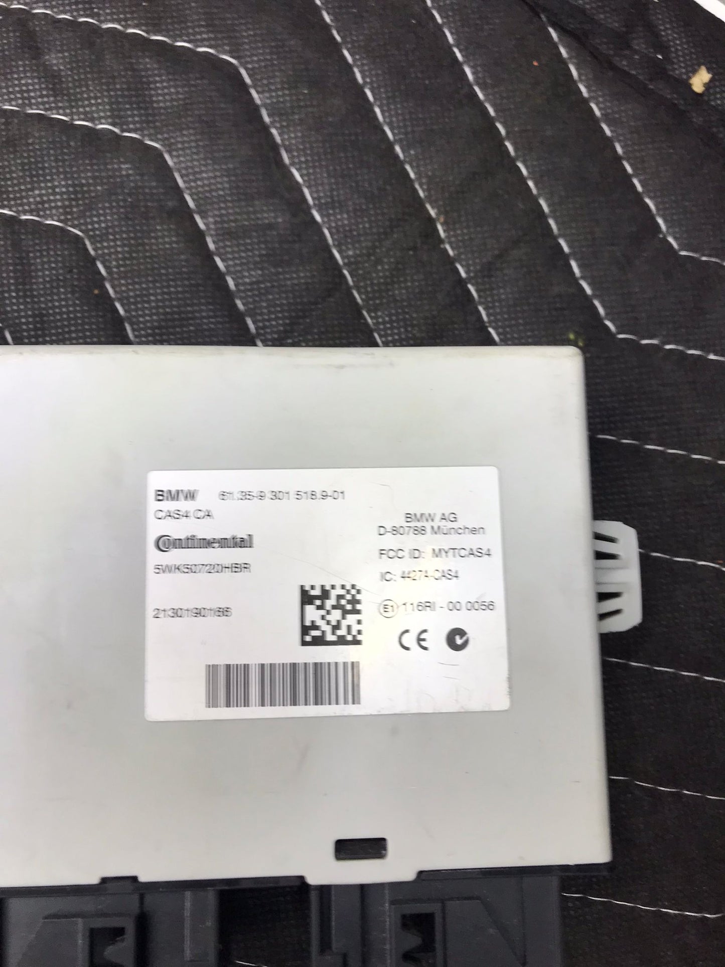 2013 2014 2015 BMW 535I 335I X3 X5 ENGINE CONTROL MODULE DME CAS KEY BMW F10 F12 F01 F02 F25 F26 SKU 647