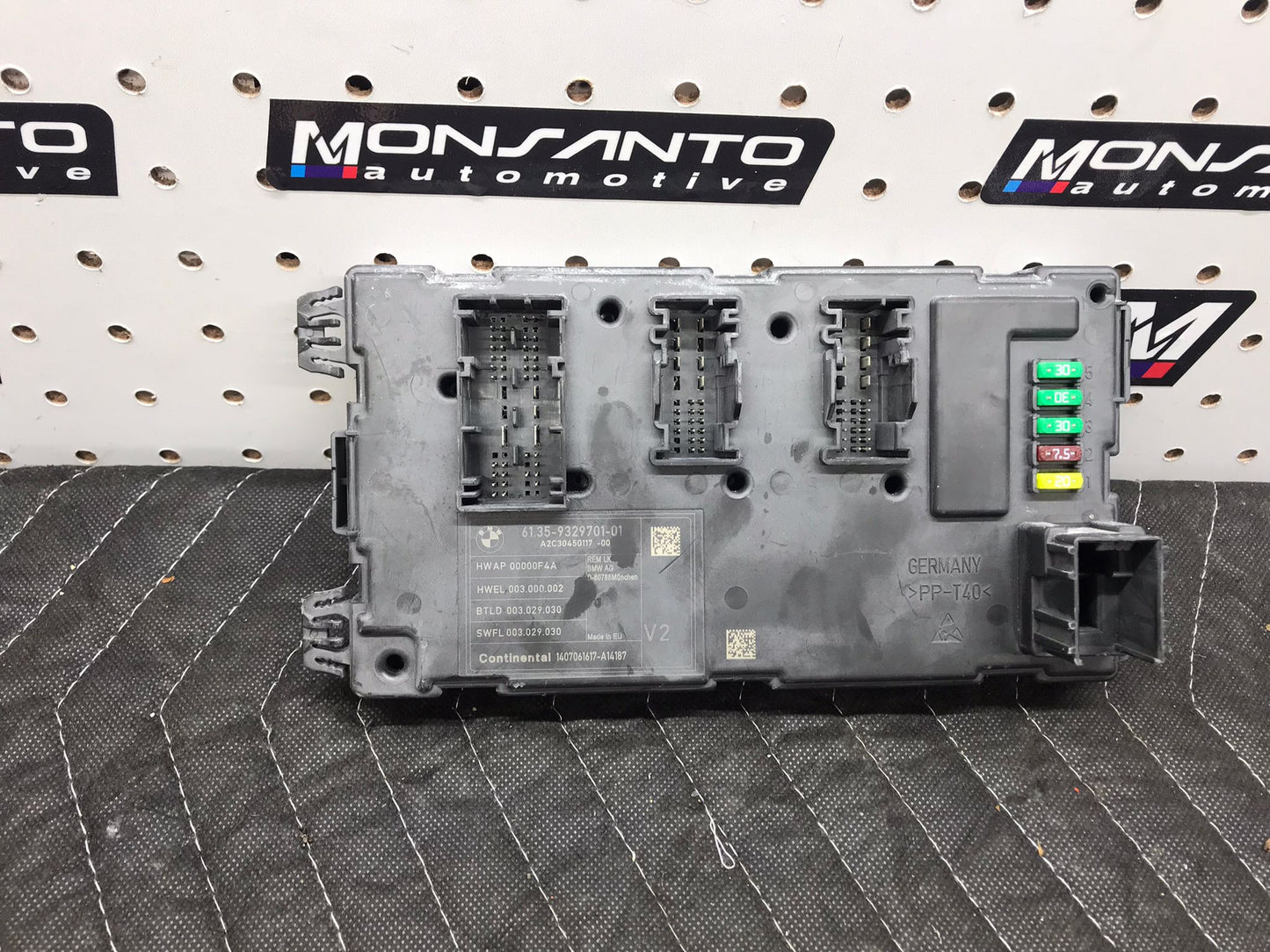 REAR BODY CONTROL MODULE BCM BCU OEM 14-16 BMW F30 F31 F32 F33 F36 SKU 827