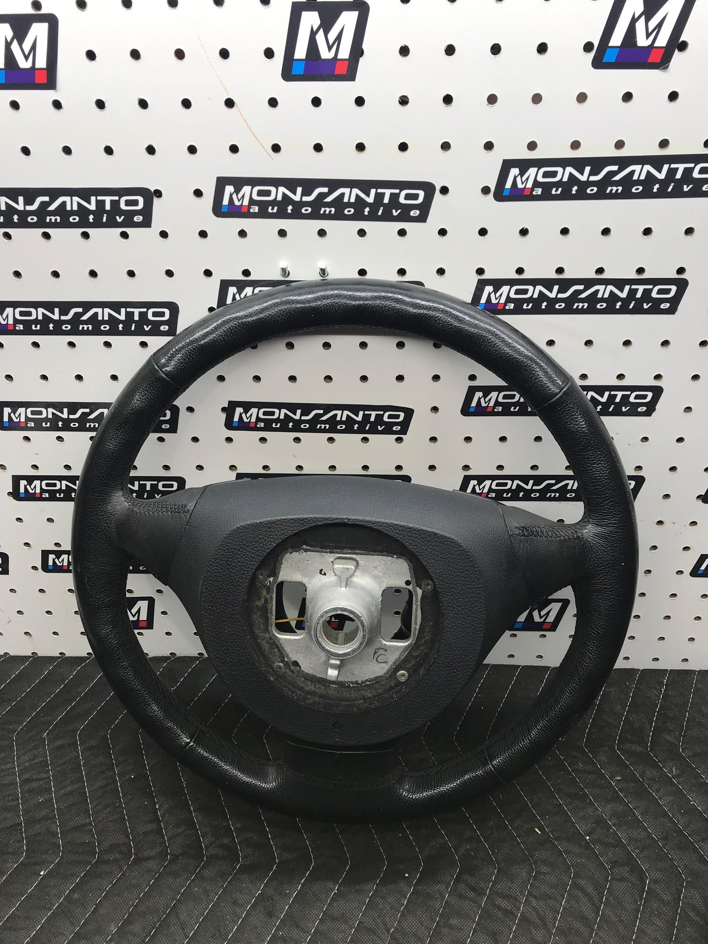 09-17 BMW F07 535I GT 740I DRIVER STEERING WHEEL NO BUTTON SWITCH OEM SKU 856