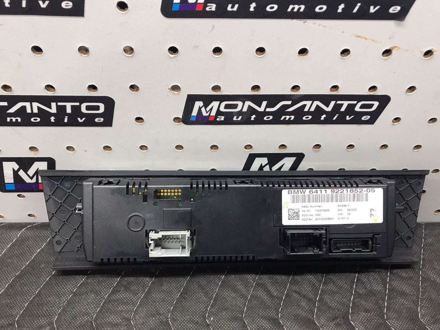 CLIMATE CONTROL TEMPERATURE 2010 2011 2012 BMW 328I SKU 946