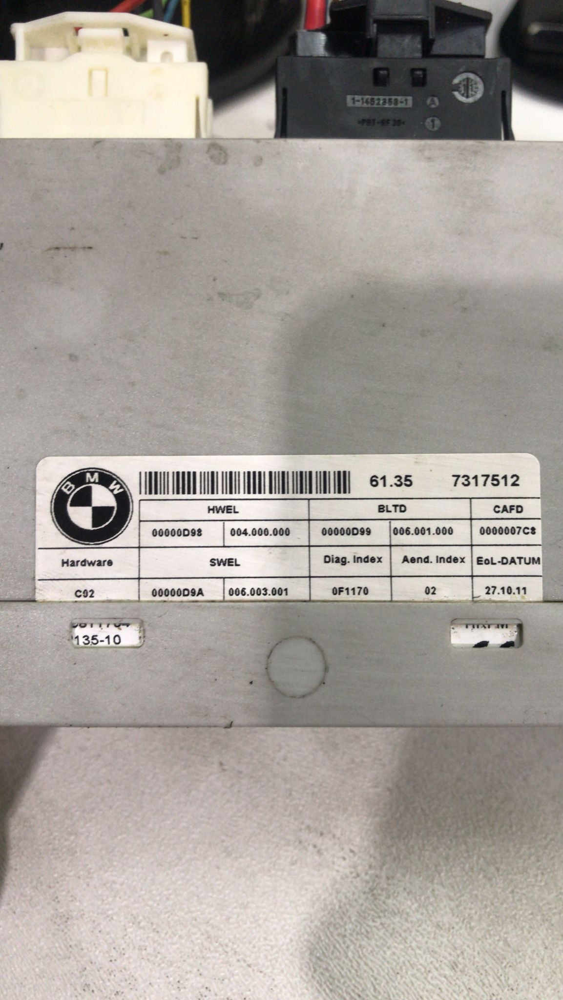 REAR TAILGATE FUNCTION UNIT ECU OEM 2011-2015 BMW F10 535I F01 F02 X3 X4 SKU 1145