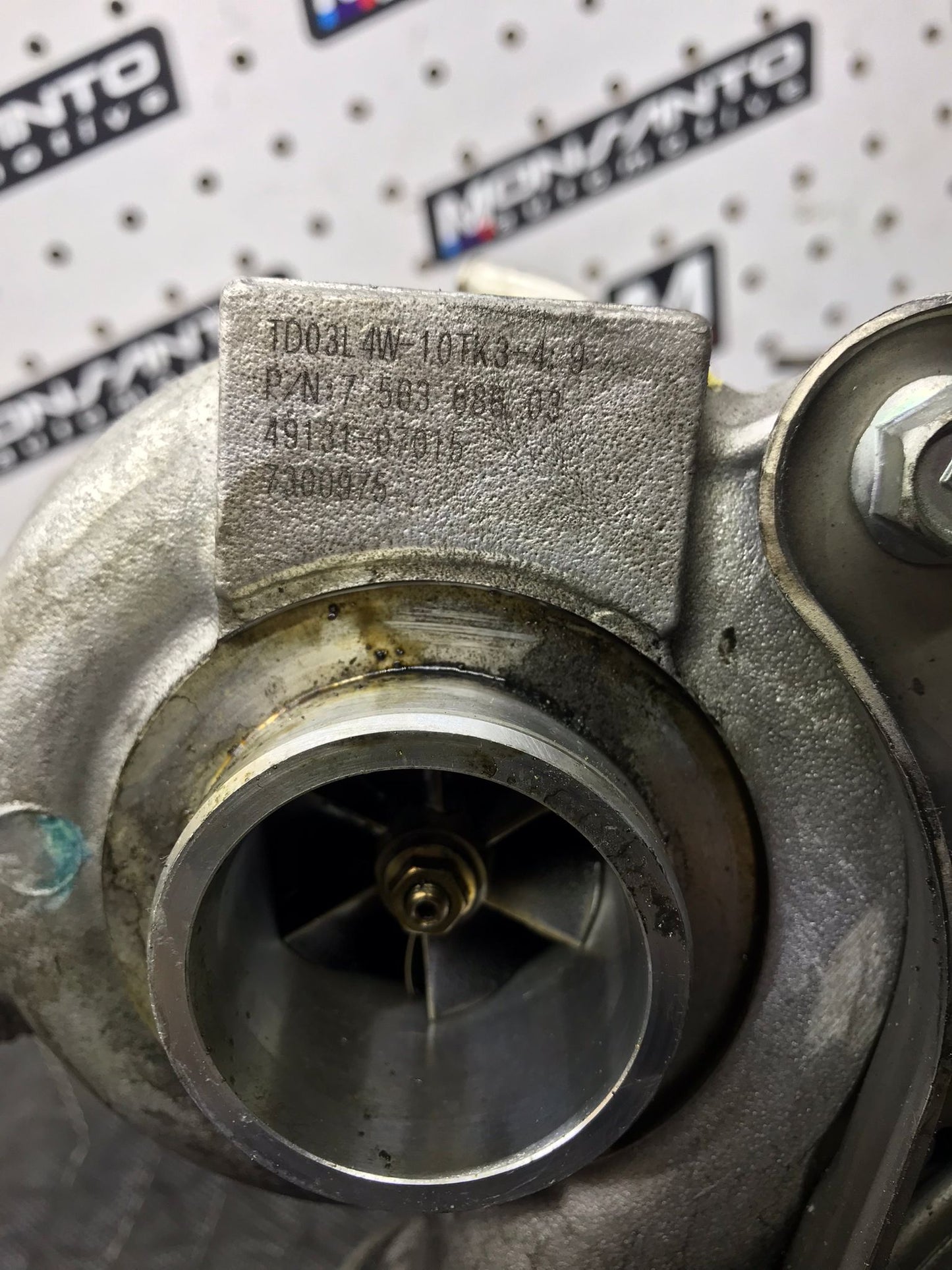 07-13 BMW E93 335I 3.0L N54 ENGINE TURBOCHARGER TURBO CHARGER OEM SKU 1212