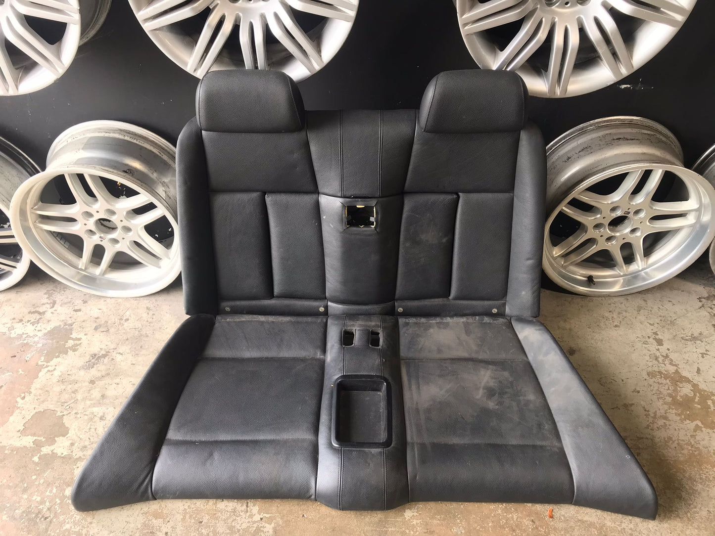 SEAT REAR BLACK BMW SERIE 1 128I OEM E88 SKU 1253