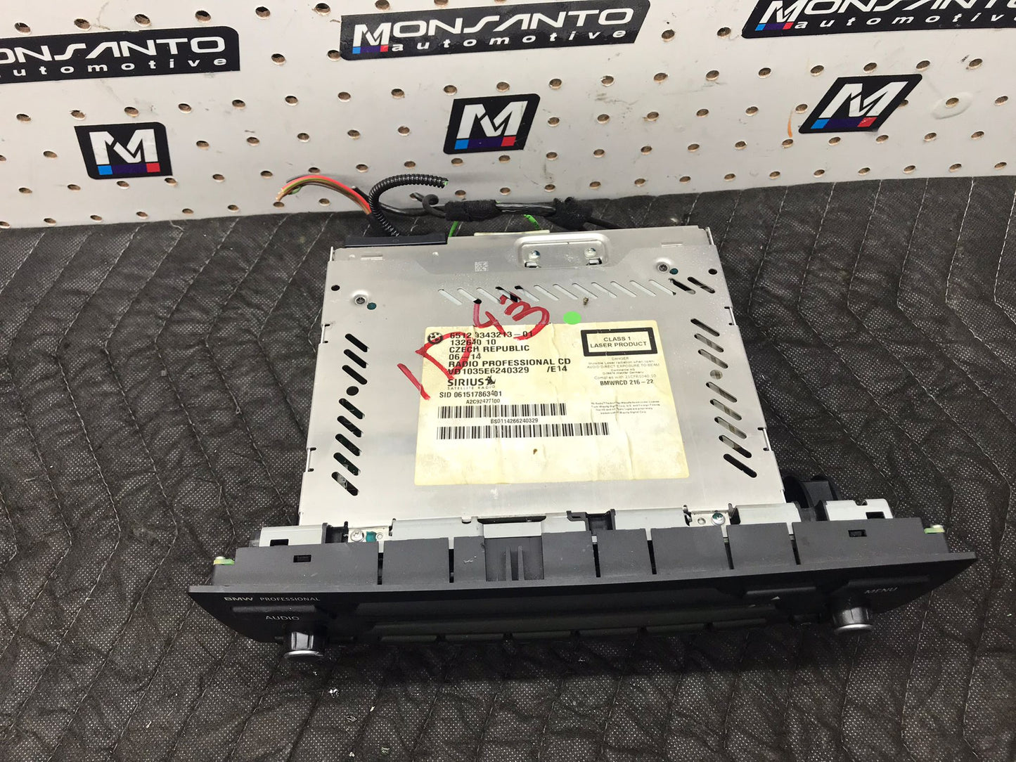 BMW 1 3 X1 SERIES E81 E82 E87 E90 E91 E84 PROFESSIONAL RADIO CD PLAYER SKU 1289