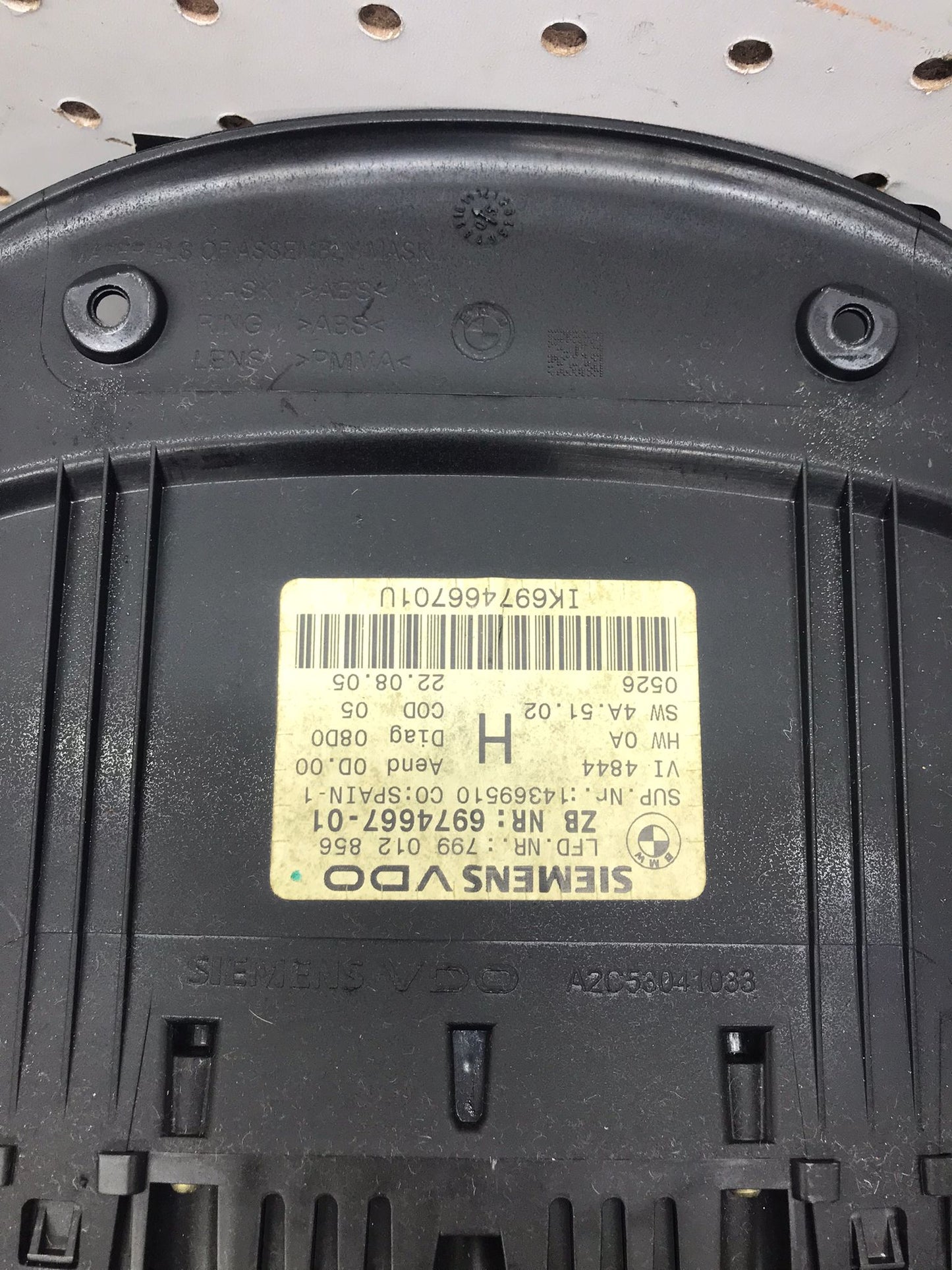 2007-2013 BMW 328I E90 E91 SPEEDOMETER CLUSTER OEM SKU 1321