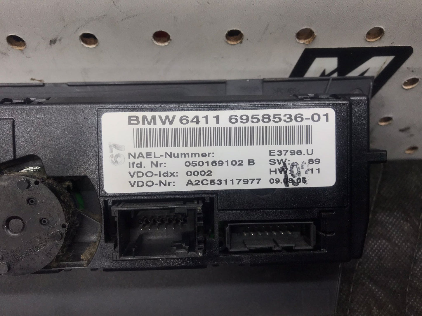 AC HEATER CLIMAT CONTROL SWITCH PANEL OEM BMW E90 E91 3 SERIES 2006-2011 SKU 1329