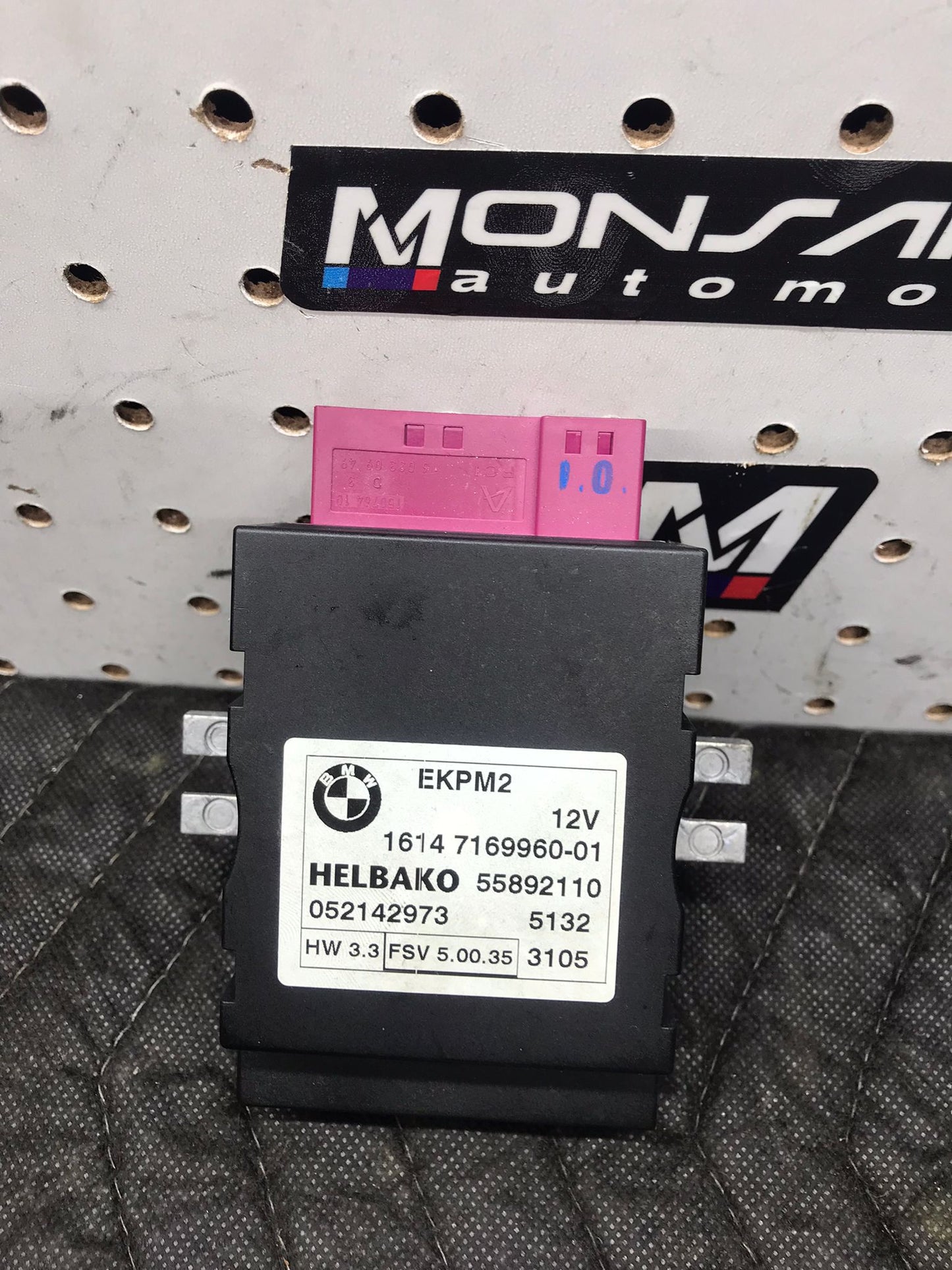07-10 BMW E92 135I 328I 330I 335I 535I FUEL PUMP CONTROL MODULE UNIT SKU 1348