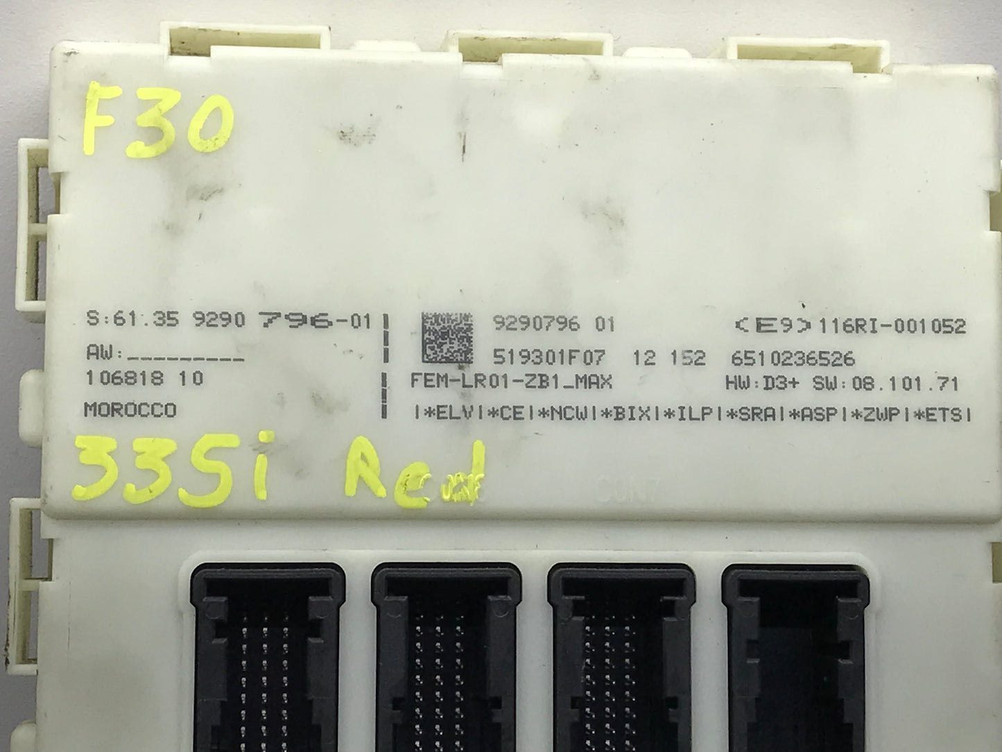 2011-2016 F3X FRONT BODY CONTROL MODULE FEM  SKU 83