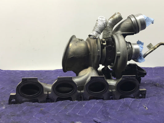 B48 ENGINE TURBO TURBOCHARGER W/MANIFOLD SKU 164