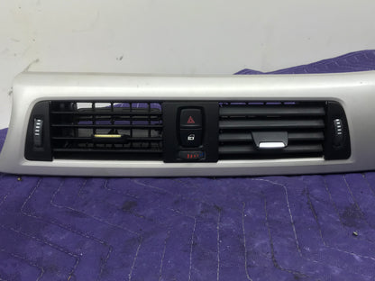 F3X FRONT CENTER DASHBOARD AC AIR VENT TRIM SATINSILBER MATT BEIFAHR  SKU 198