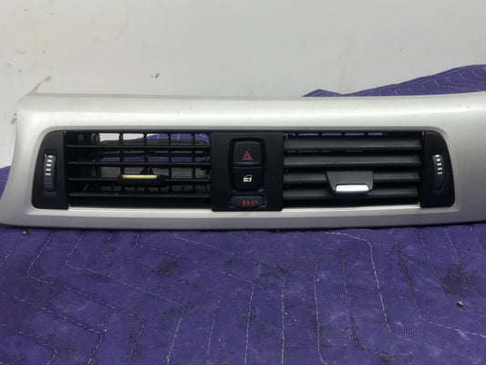 F3X FRONT CENTER DASHBOARD AC AIR VENT TRIM SATINSILBER MATT BEIFAHR  SKU 198