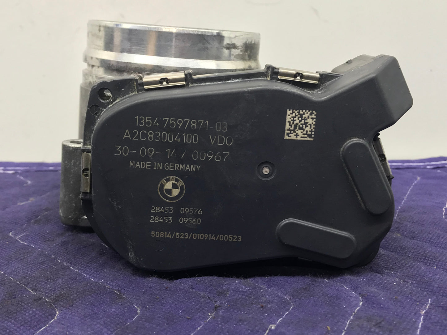 2009-2019 N55/S55 ENGINE THROTTLE BODY HOUSING ASSEMBLY SKU 162