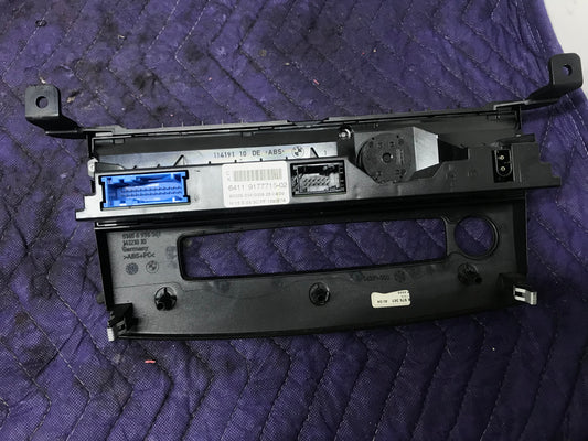 BMW E60 SERIES AC HEATER CLIMATE CONTROL UNIT PANEL OEM  SKU 392