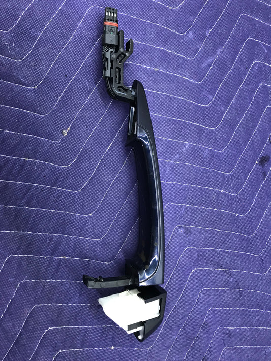 2013-2017 F3X COMFORT ACCESS LEFT DRIVER SIDE EXTERIOR DOOR HANDLE IMPERIALBLAU OEM PRE LCI SKU 72