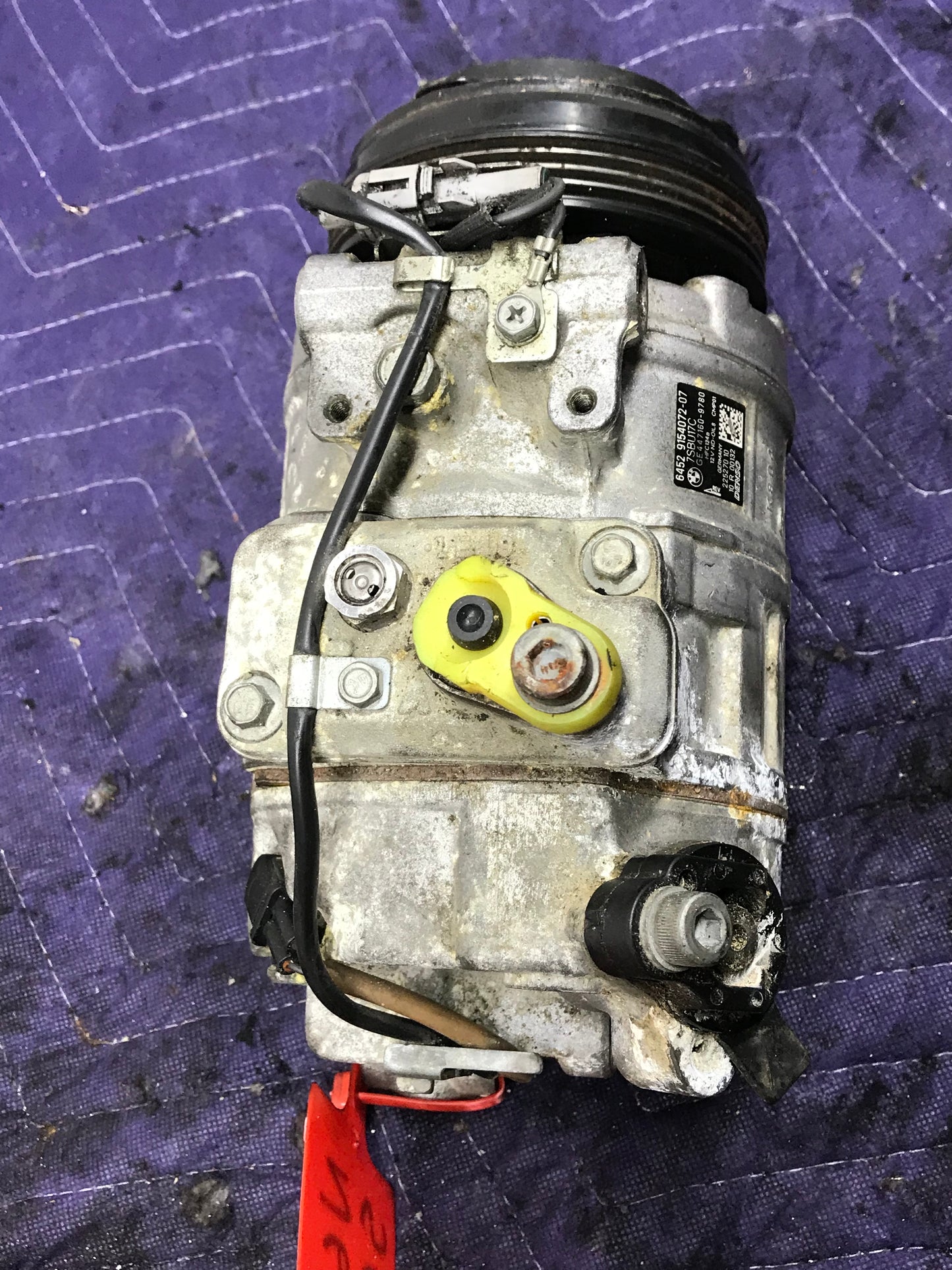F10 N63/S63 AIR CONDITIONING A/C COMPRESSOR DENSO SKU 176