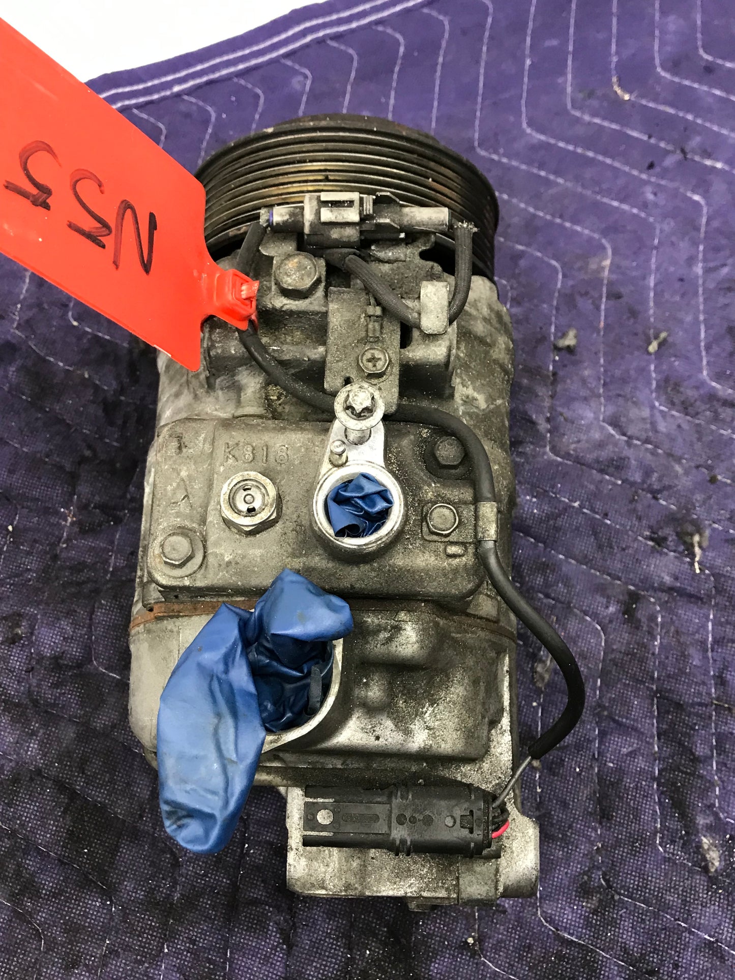 N55 ENGINE AIR CONDITIONING A/C COMPRESSOR UNIT DENSO SKU 177