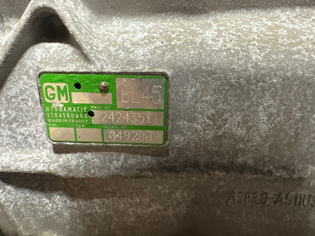 E9X N52 AUTOMATIC TRANSMISSION GM6L-45 SKU 311