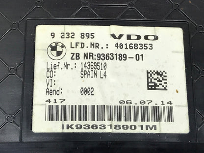 2011-2018 F3X INSTRUMENT CLUSTER SPEEDOMETER MPH VDO SKU 183
