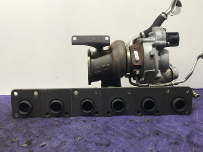 2014-2018 N55 ENGINE TURBOCHARGER W/EXHAUST MANIFOLD EWG SKU 178