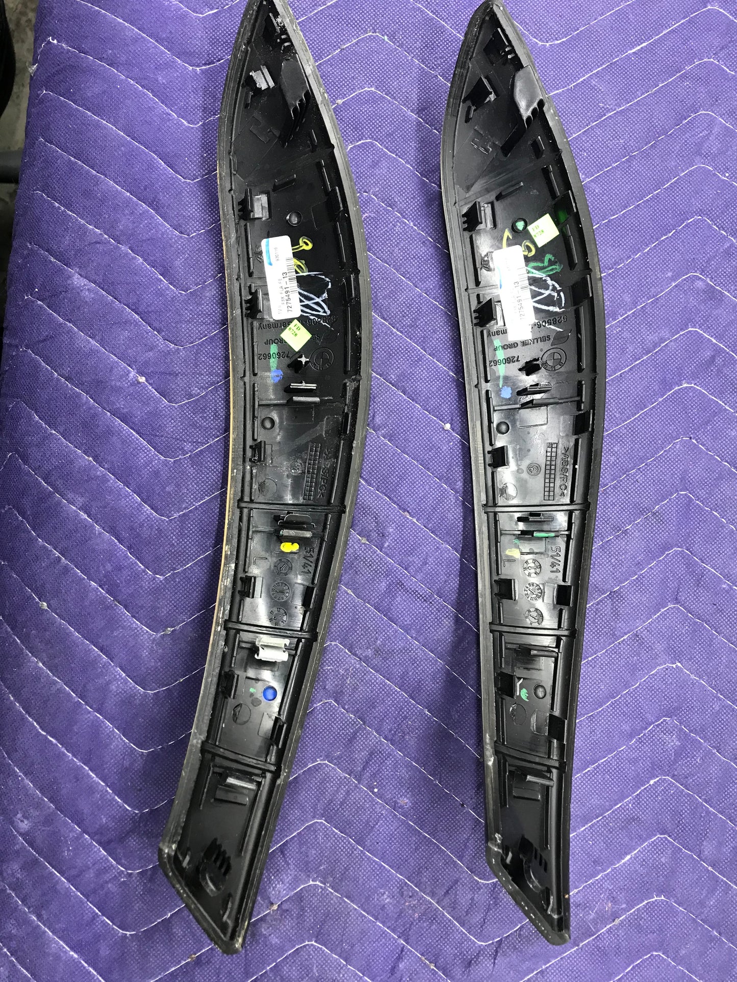 2009-2016 F36 INTERIOR TRIM SET DOORS WOOD PRE LCI SKU 82