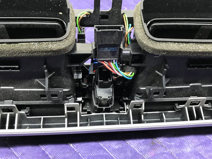 F3X FRONT CENTER DASHBOARD AC AIR VENT TRIM SATINSILBER MATT BEIFAHR  SKU 198