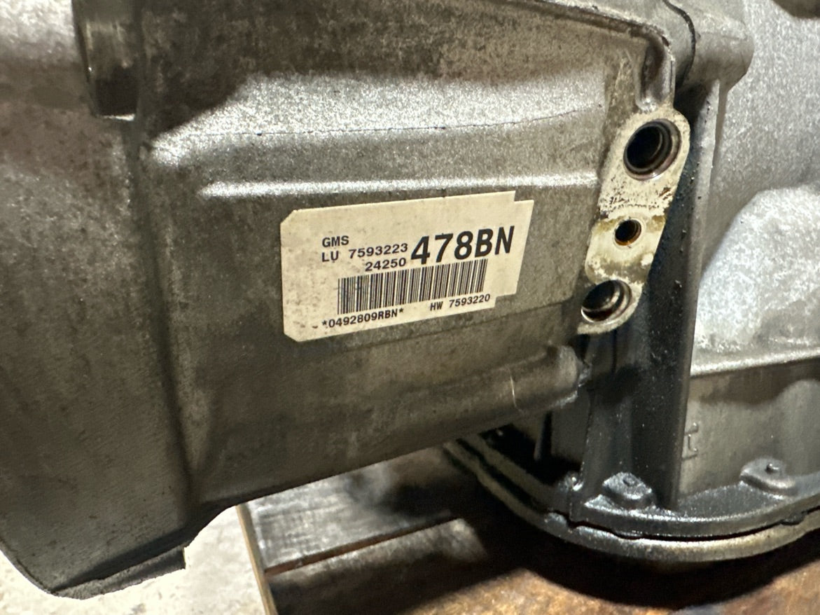 E9X N52 AUTOMATIC TRANSMISSION GM6L-45 SKU 311