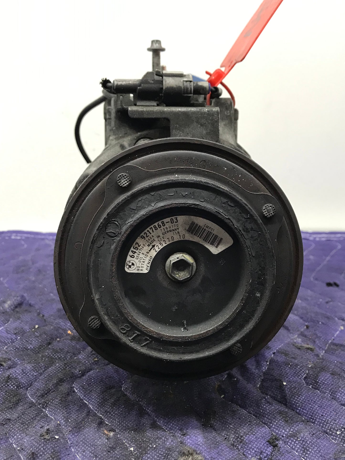 N55 ENGINE AIR CONDITIONING A/C COMPRESSOR UNIT DENSO SKU 177