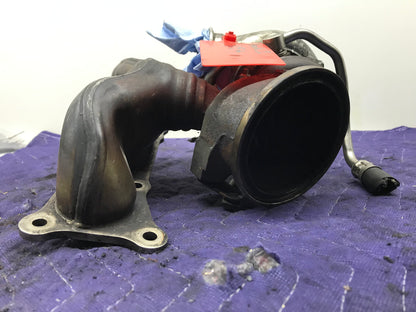 N54 ENGINE BANK 1 TURBOCHARGER W/EXHAUST MANIFOLD  SKU 166