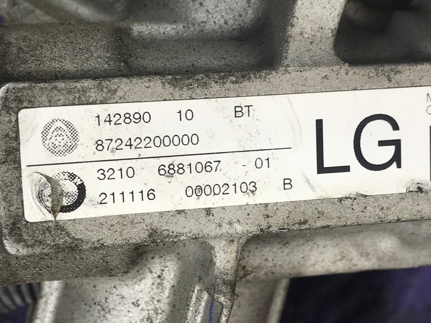 LG F3X ELECTRIC POWER STEERING RACK AND PINION  GEAR XDRIVE  SKU 260