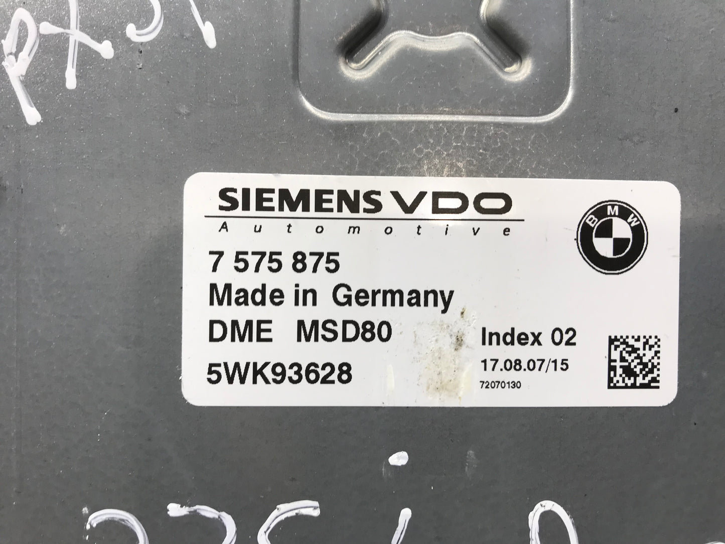 E9X SET DME/ECM W/ CAS UNIT KEY AND IGNITION SKU 267