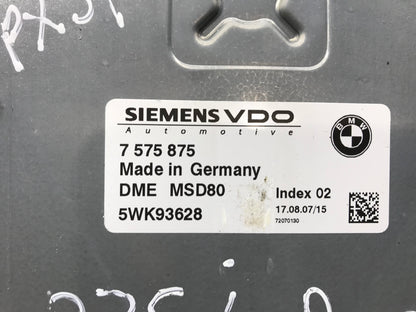E9X SET DME/ECM W/ CAS UNIT KEY AND IGNITION SKU 267